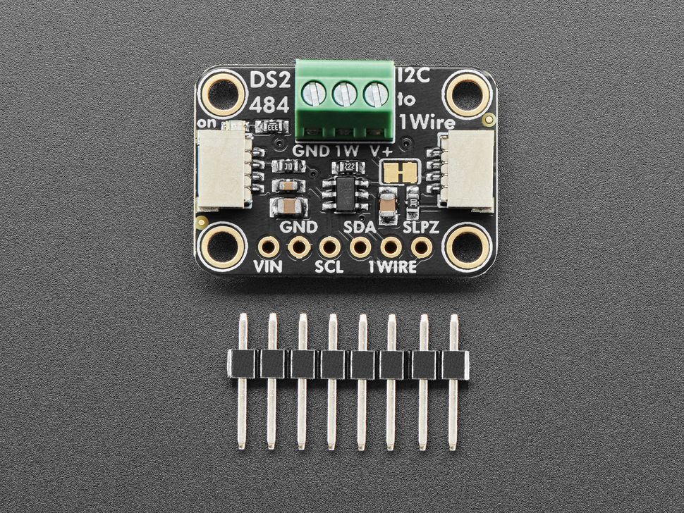 Image for Adafruit DS2484 I2C to 1-Wire Bus Adapter Breakout - STEMMA QT/Qwiic