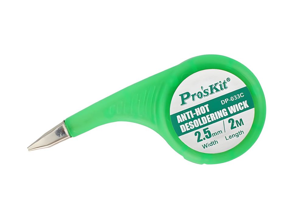 Pro'sKit Anti-Hot Desoldering Wick 2.5mm 2m