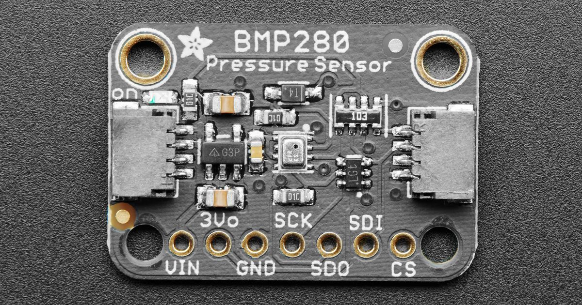 Adafruit BMP280 Barometric Pressure & Altitude Sensor - STEMMA QT ...
