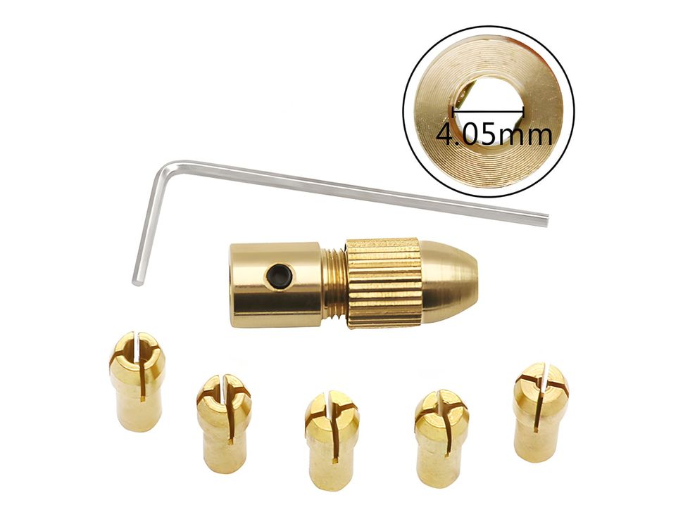 Micro Drill Chuck with 4.05mm Shaft Hole