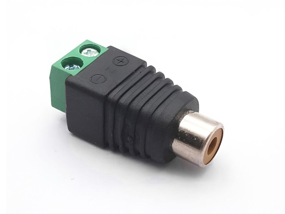 RCA Female Jack with Terminal Block
