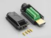 HDMI 2.0 Plug to Terminal Block with Metal Body