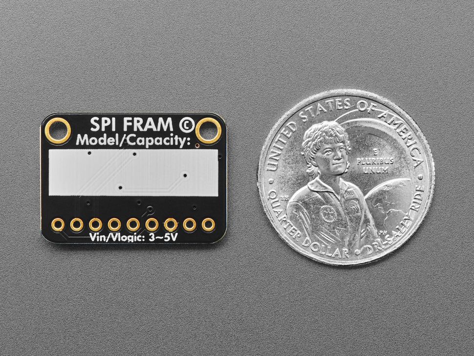 Image for Adafruit MB85RS4MT SPI FRAM Breakout - 4Mbit 512KB