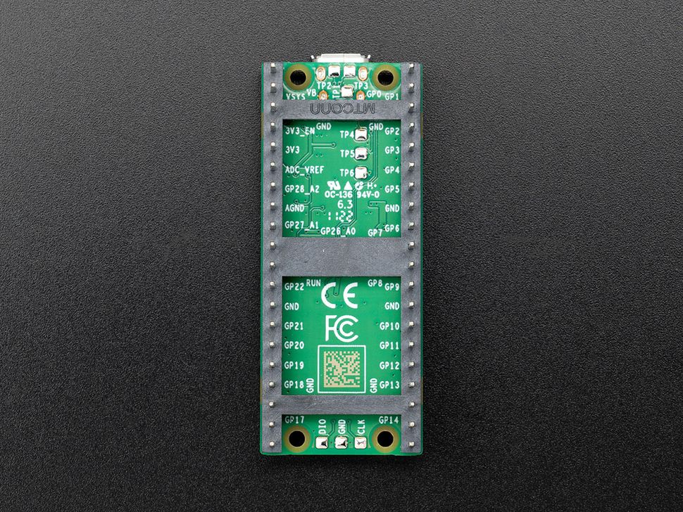 Raspberry Pi Pico H Back