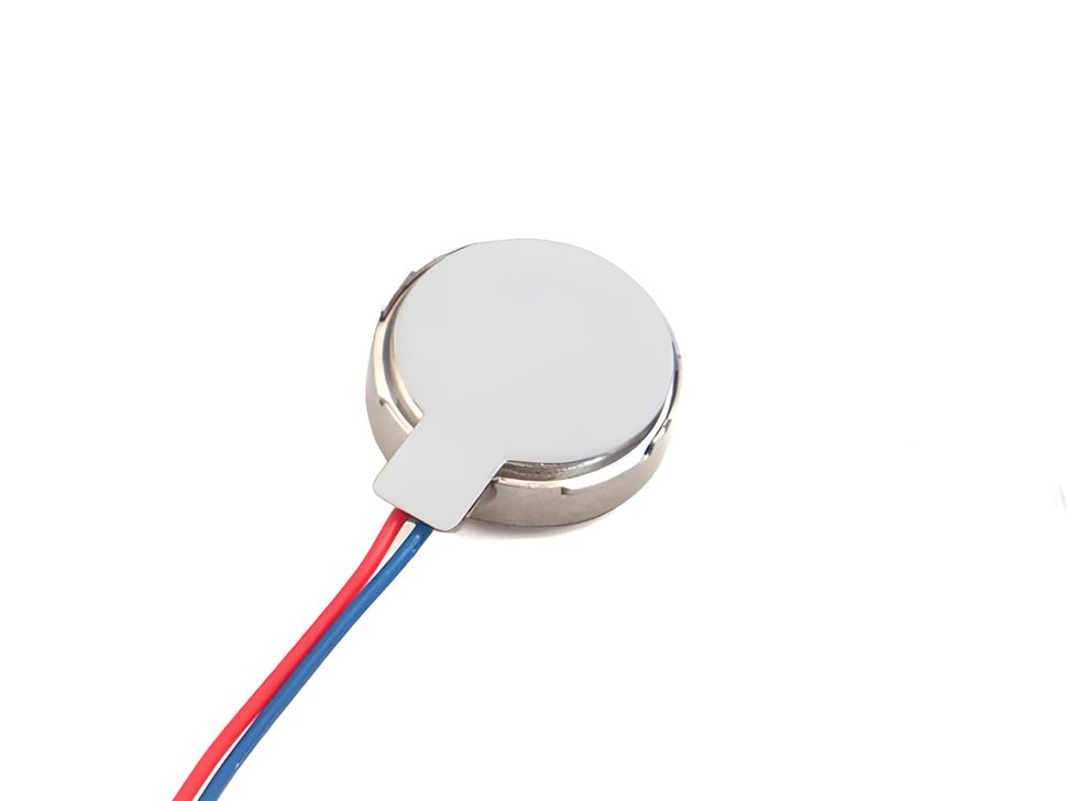 Bottom Side of 1027 Flat Vibrating Mini Motor Disc