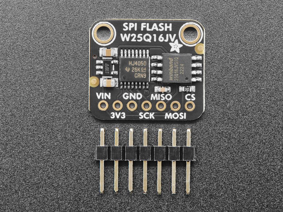 Image for Adafruit W25Q16 SPI Flash Breakout - 16Mbit 2MB