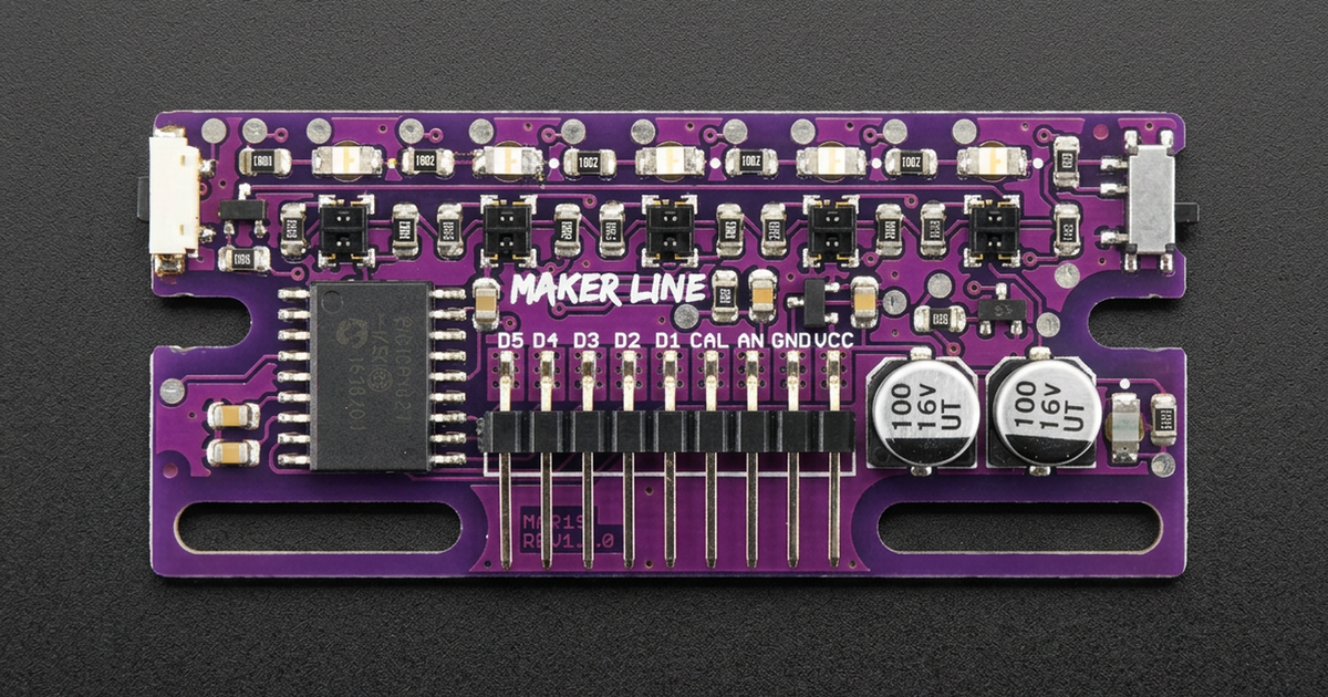 Cytron Maker Line Following Sensor Module for Beginner Robots ...