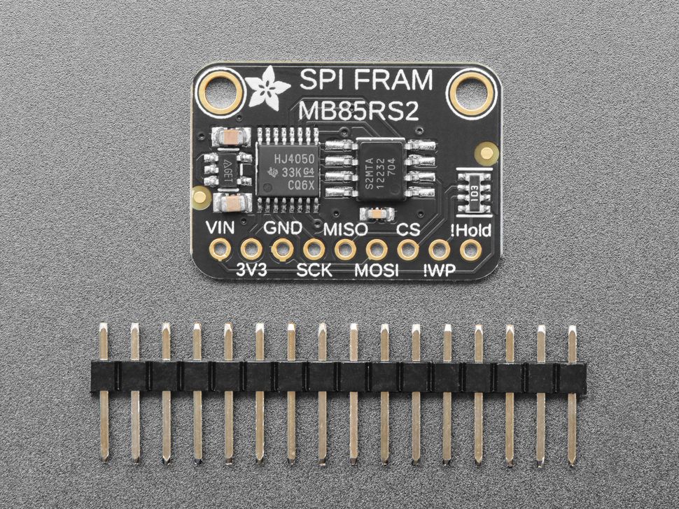 Image for Adafruit MB85RS2MTA SPI FRAM Breakout - 2Mbit 256KB