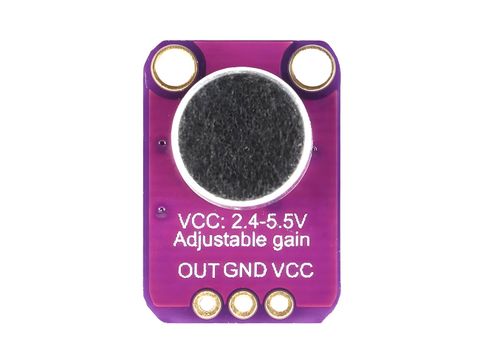 MAX4466 Electret Microphone Amplifier with Adjustable Gain