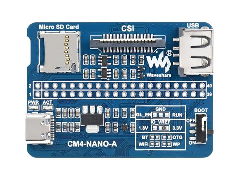 Nano Base Board A for Raspberry Pi Compute Module 4