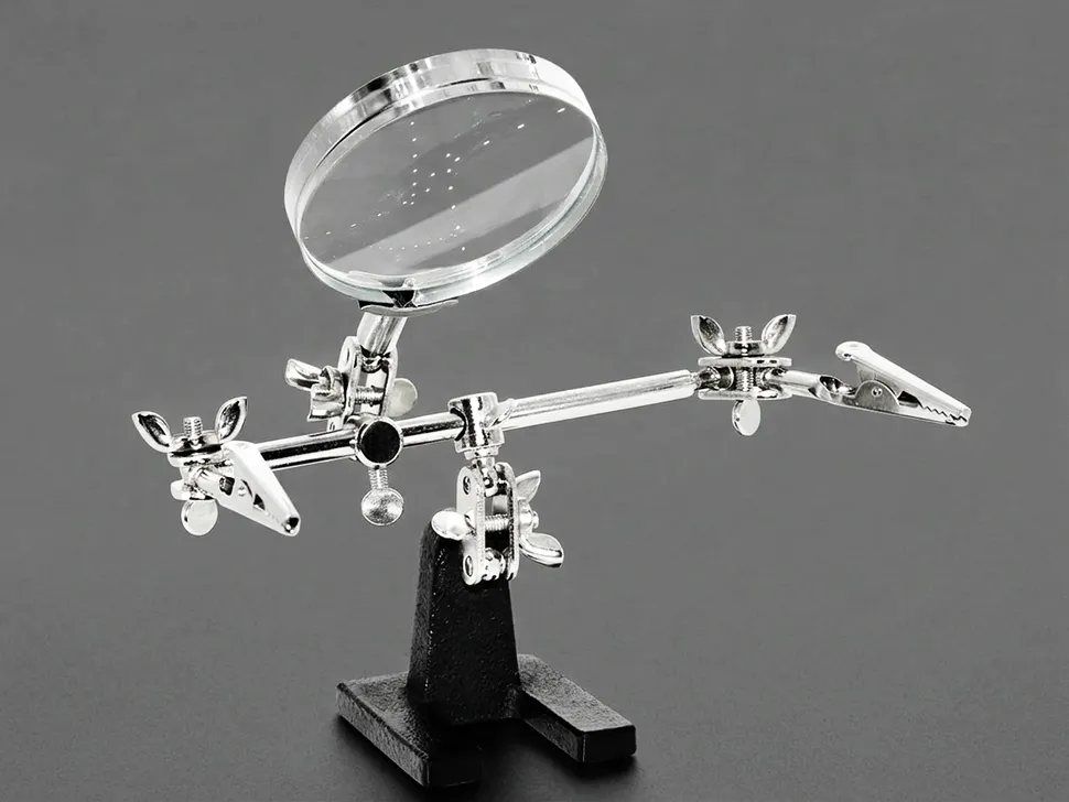 Helping Third Hand Tool with Magnifying Glass