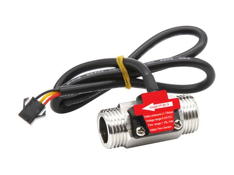 YF-B1-S Stainless Steel Liquid Flow Sensor - 1/2 inch Diameter