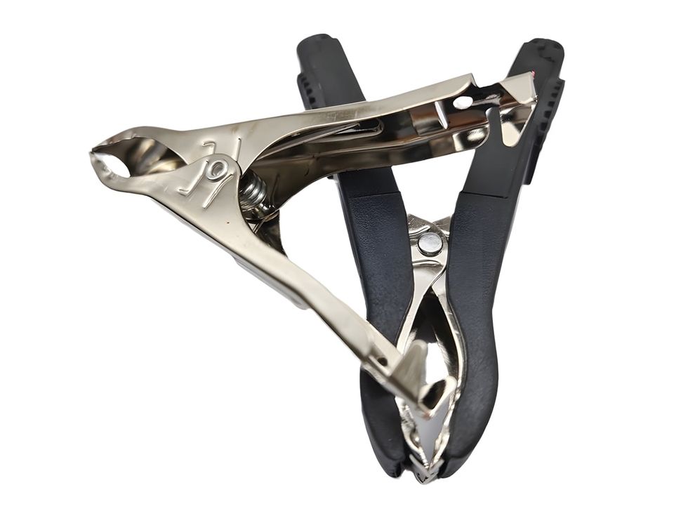 35A Red & Black Crocodile Alligator Clips - Image 3