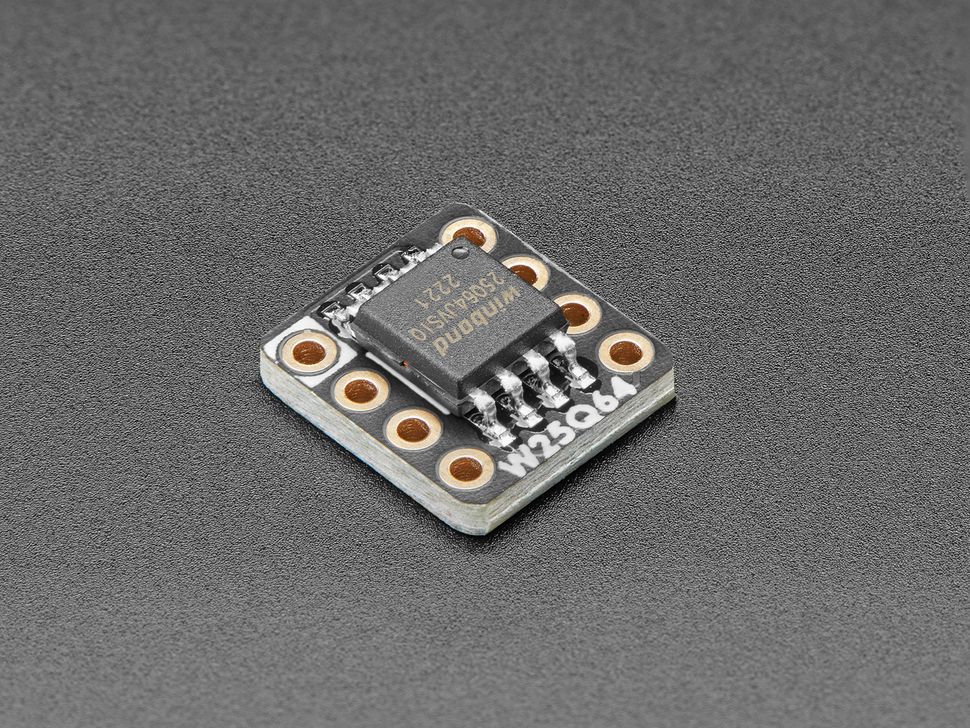 Image for Adafruit W25Q64 QSPI Flash Breakout - 64Mbit 8MB