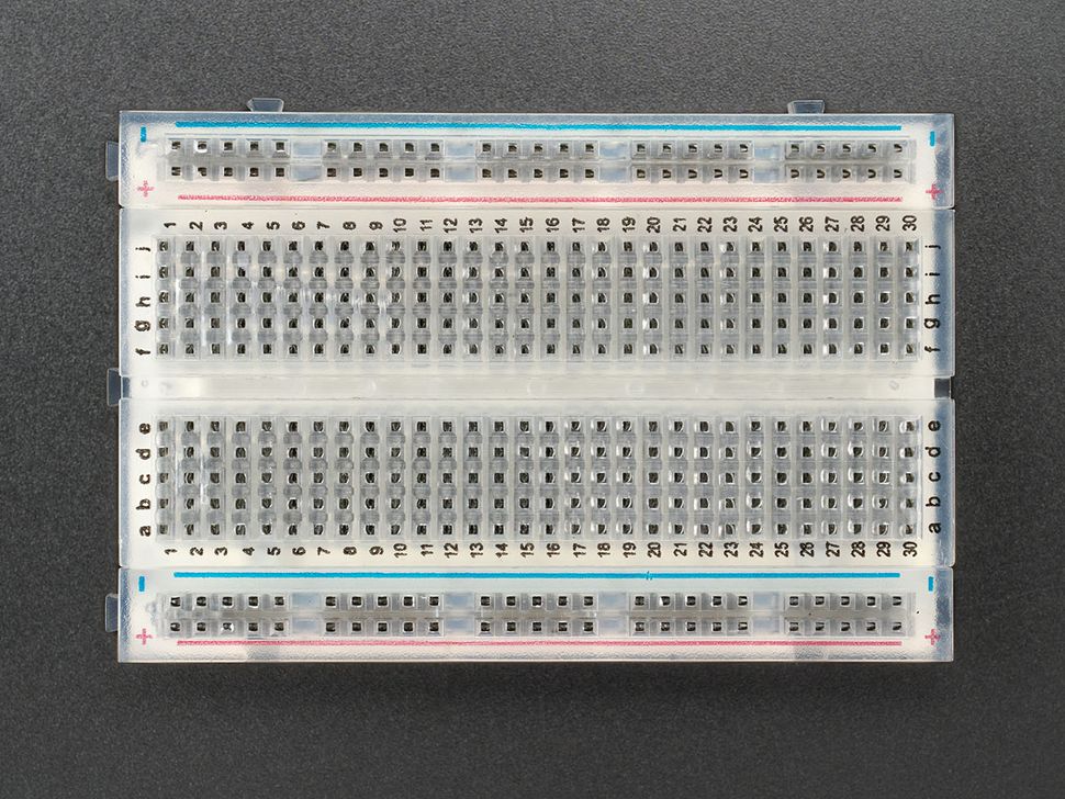 Half Size 400 tie points Transparent Solderless Breadboard