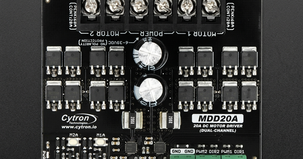 Cytron MDD20A Dual Channel 20A DC Motor Driver | Thingbits Electronics