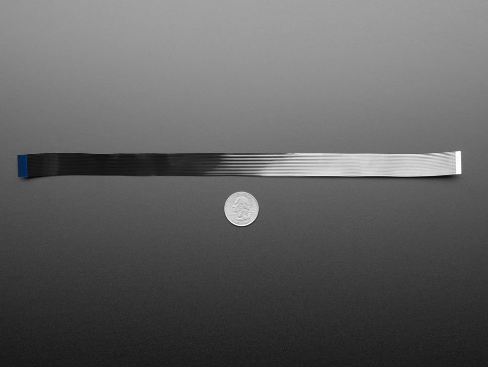 FFC Flat Flexible Cable with 15 Pins and 1mm Pitch (Compatible with Raspberry Pi Camera and Display)