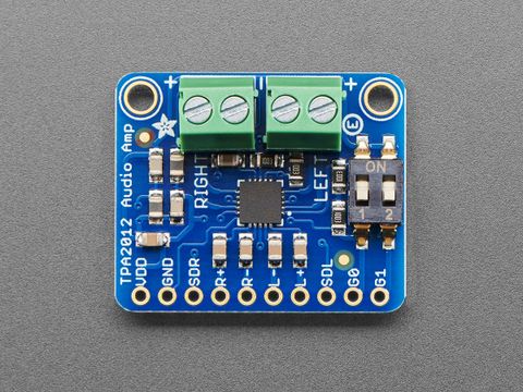 Adafruit TPA2012 Stereo 2.1W Class D Audio Amplifier Breakout