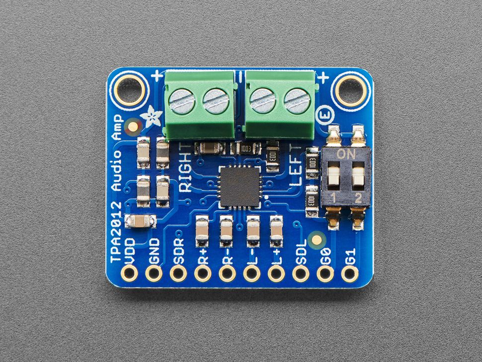 Image for Adafruit TPA2012 Stereo 2.1W Class D Audio Amplifier Breakout