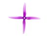 Gemfan Hurricane 51455-4 5-Inch Quad-Blade Prop - Color Purple