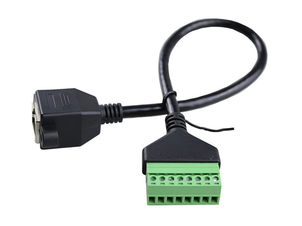 RJ45 Female Socket to Terminal Block with Extended cable Image 2
