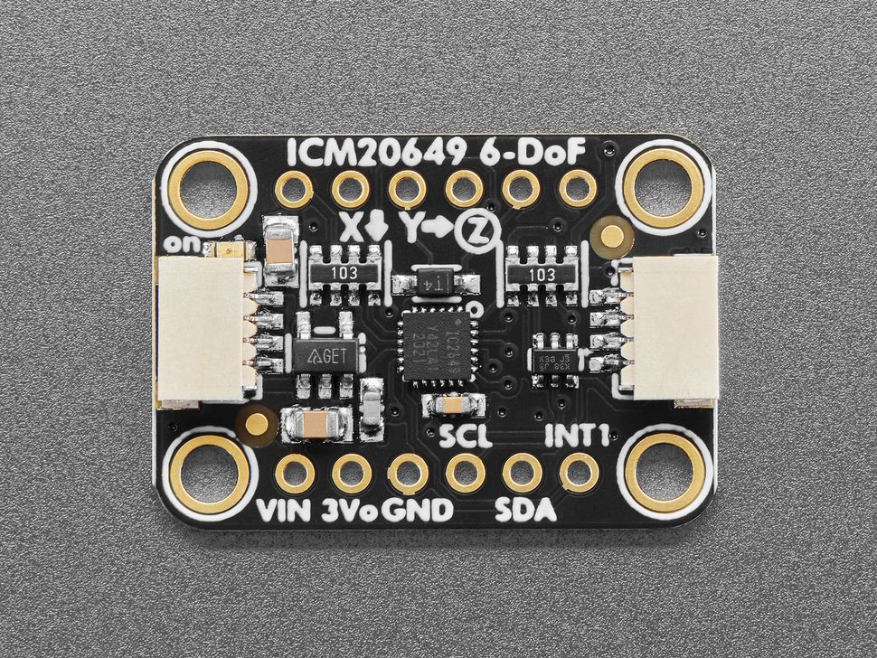 Image for Adafruit ICM-20649 Wide-Range 6-DoF IMU ±30g ±4000dps - STEMMA QT/Qwiic