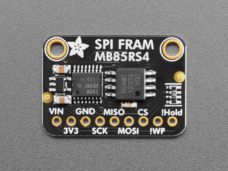 Image for Adafruit MB85RS4MT SPI FRAM Breakout - 4Mbit 512KB