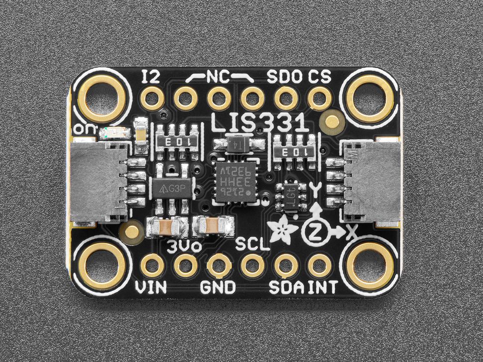 Image for Adafruit LIS331 Wide-Range ±24g Triple-Axis Accelerometer - STEMMA QT/Qwiic