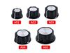 MF-A01/A02/A03/A04/A05 Potentiometer Knob Sizes