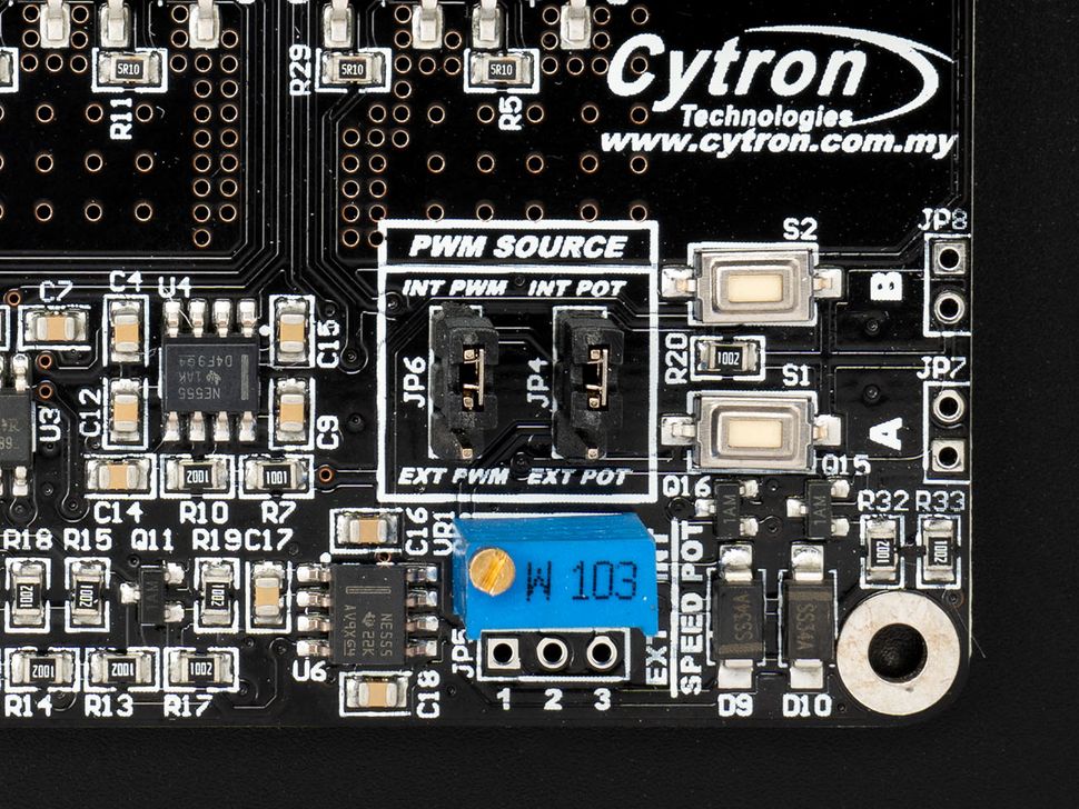 Cytron MD30C R2 Jumper and Internal Potentiometer