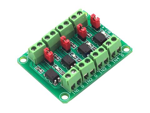 PC817 4 Channel Optocoupler Voltage Isolation Module