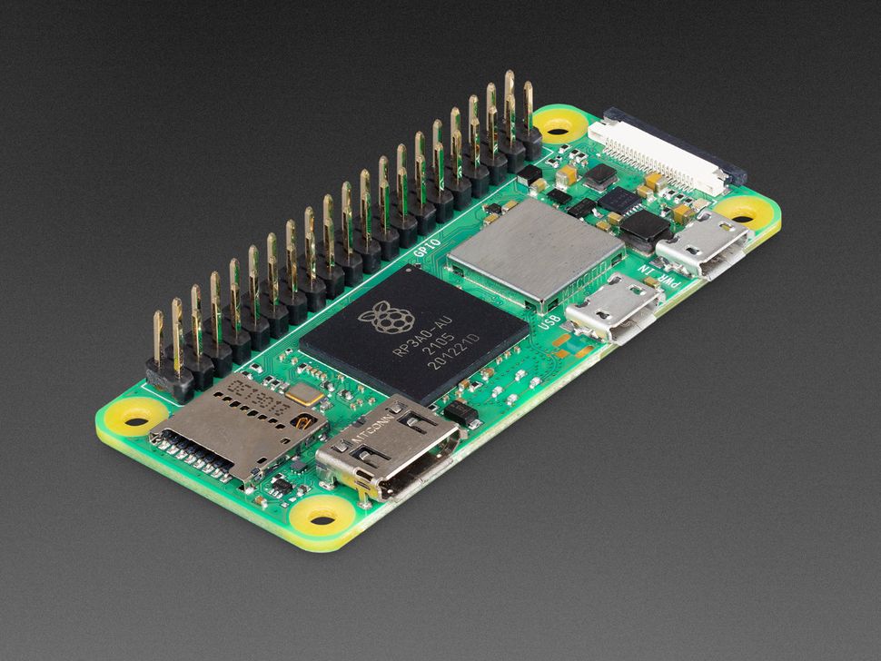 Raspberry Pi Zero 2 WH Side View