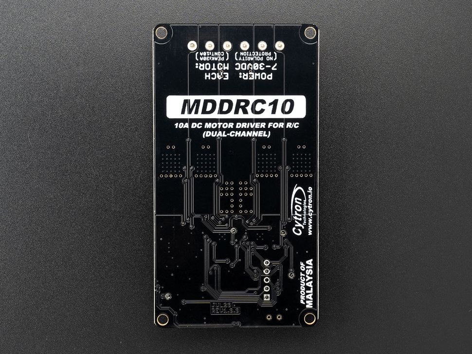 Cytron MDDRC10 Motor Driver Vertical Image Bottom