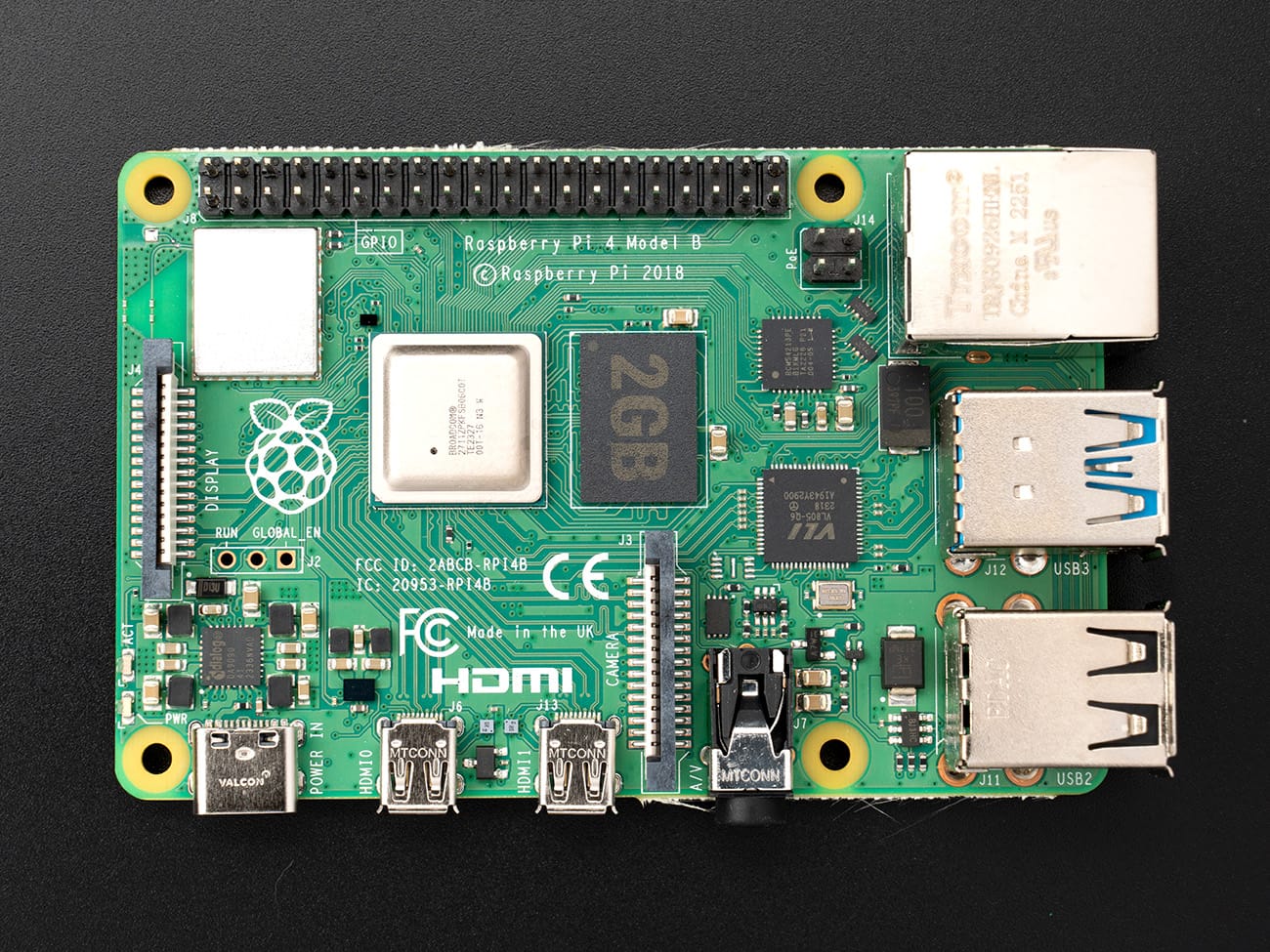 RAM B　4GB Raspberry Model computer Pi 4
