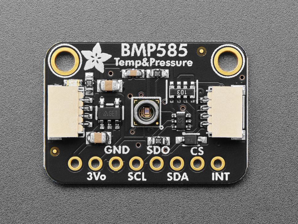 Image for Adafruit BMP585 Ported I2C/SPI Temp Pressure Sensor - STEMMA QT