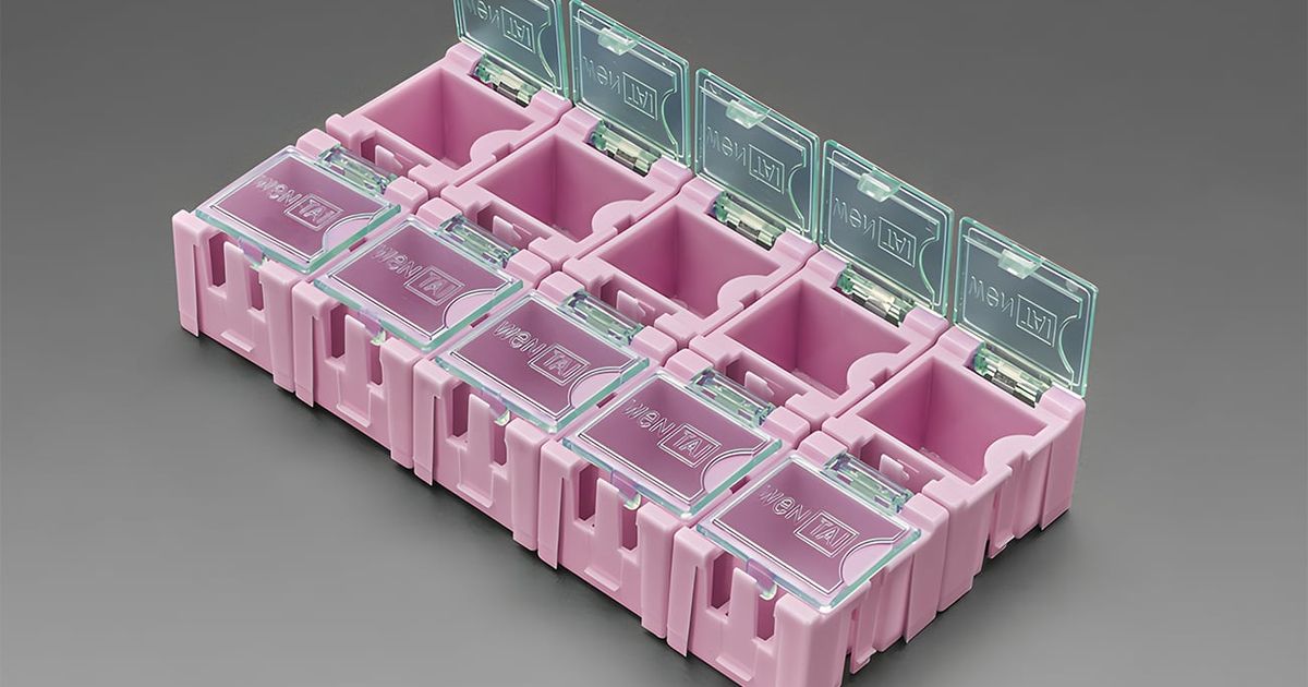 Tiny Modular Snap Boxes for Components Storage - Pack of 10 | Thingbits ...