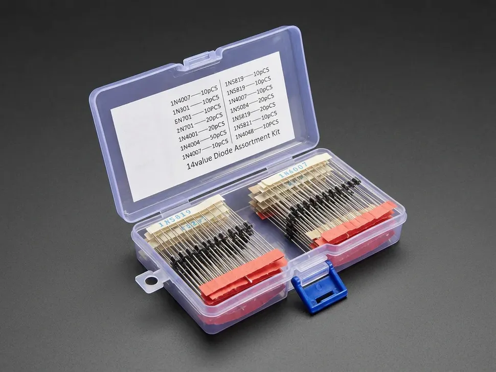 Diode Assortment Kit – Open Box Side Angle