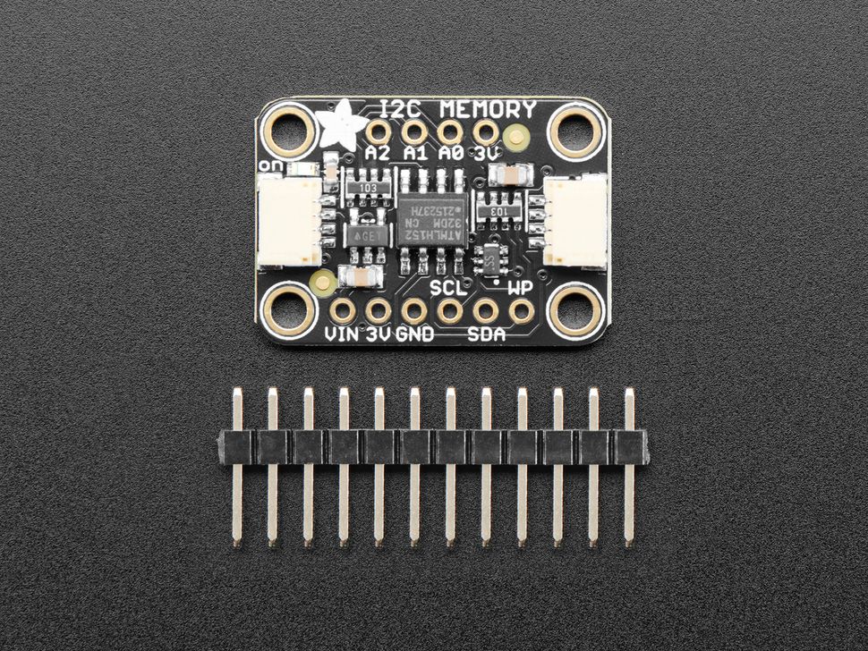 Image for Adafruit 24LC32 I2C EEPROM Breakout - 32Kbit 4KB - STEMMA QT