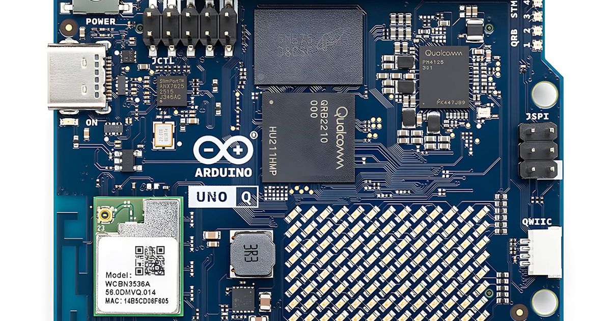 Arduino UNO Q Development Board with Qualcomm QRB2210 Processor ...