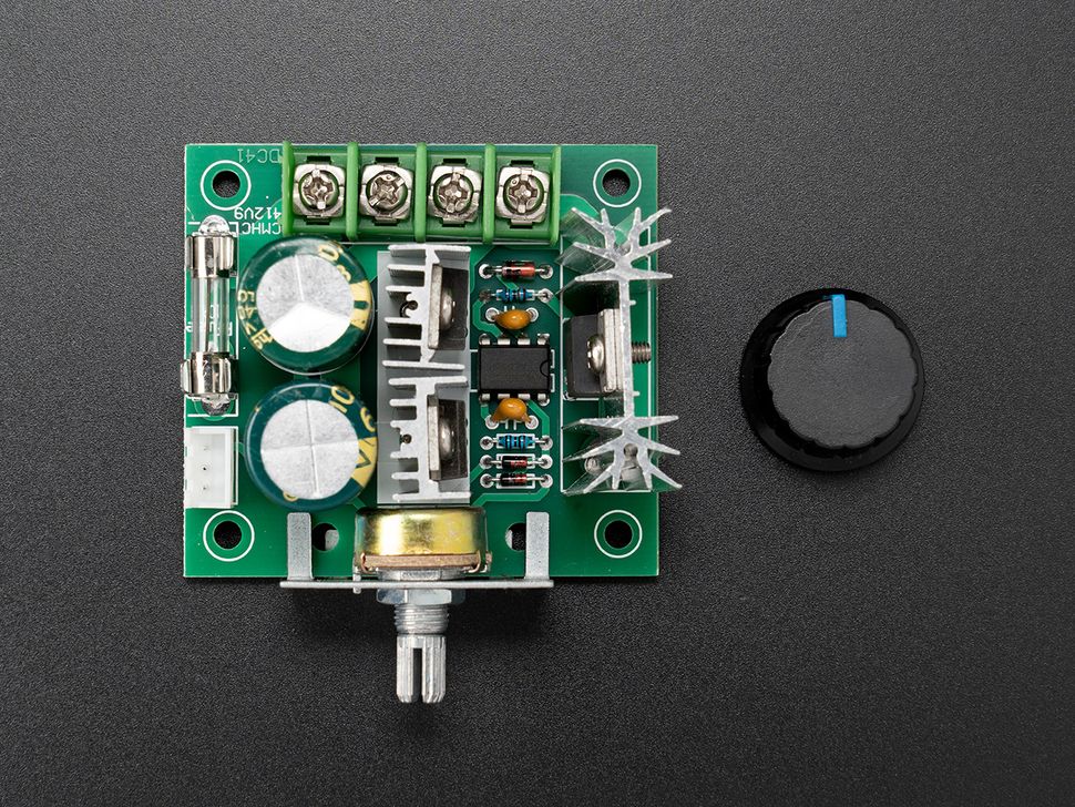 12V to 40V 10A DC Motor PWM Speed Controller Switch Top