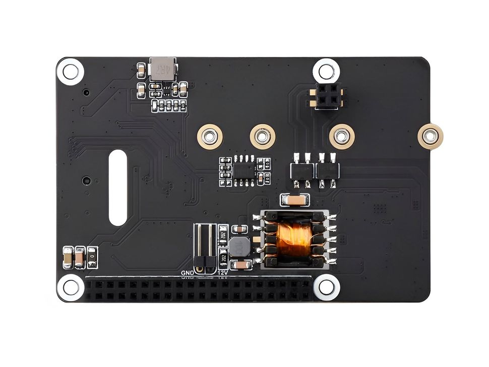 PCIe To M.2 Adapter with PoE HAT (B) Bottom