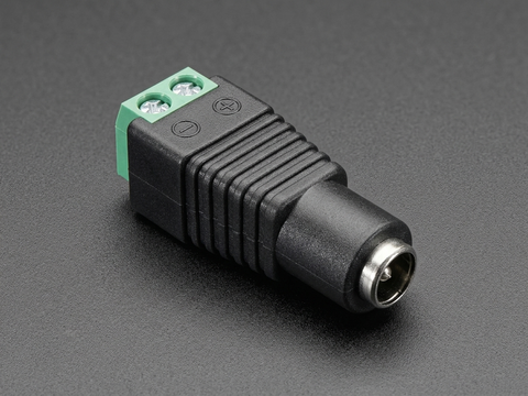 DC Power 2.1mm Male Plug / Female Jack with Terminal Block