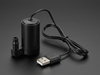 Black Mini Vertical Submersible Pump - 3V to 5V DC -USB