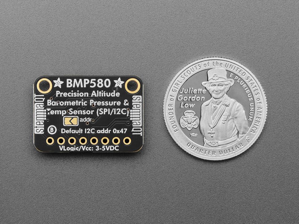 Image for Adafruit BMP580 I2C/SPI Temp Pressure Sensor - STEMMA QT