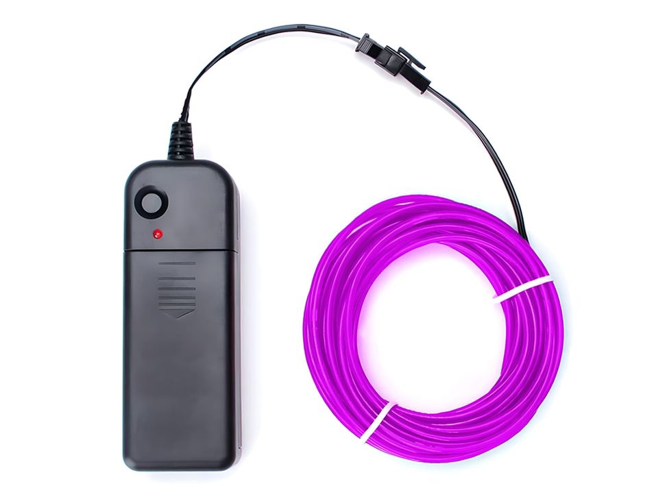 Purple Electroluminescent EL Wire - 5m