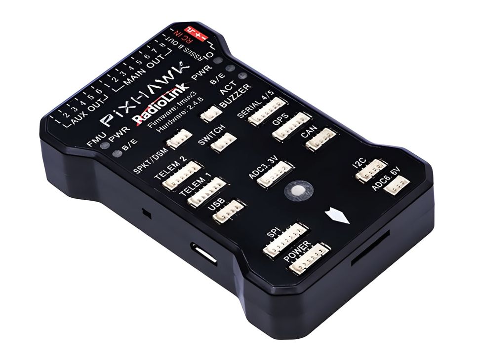 Angled View of RadioLink PIXHAWK 2.4.8 Flight Controller