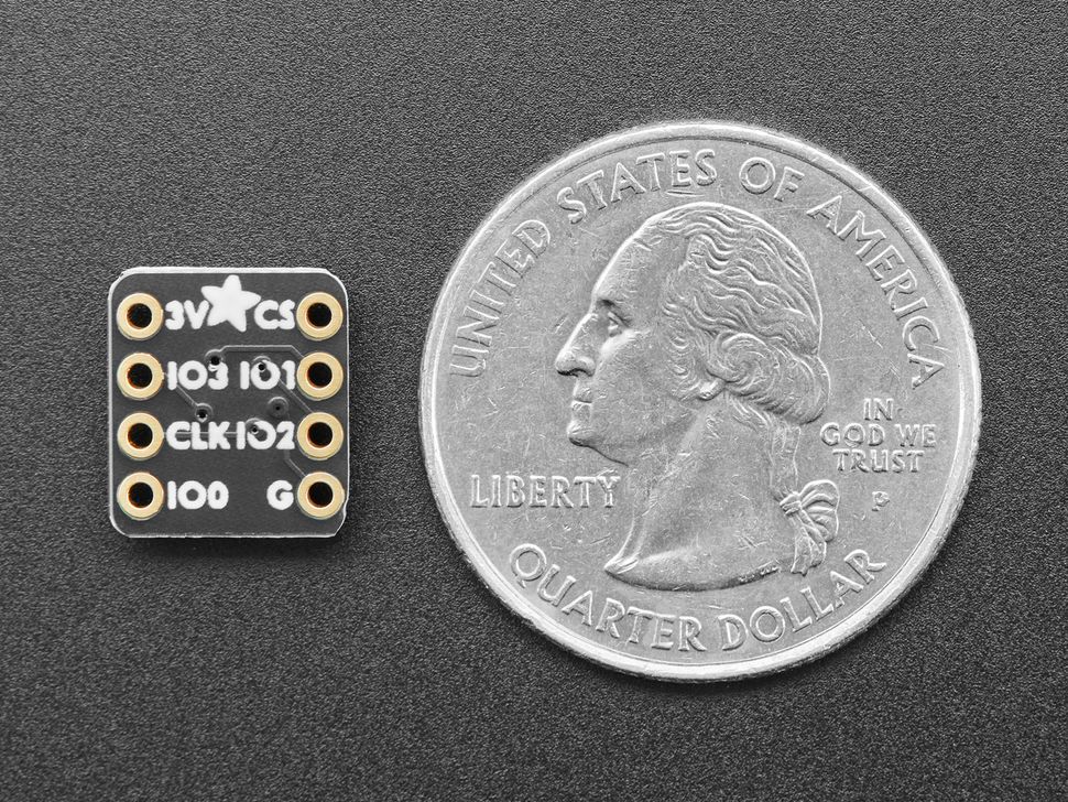 Image for Adafruit W25Q128 QSPI Flash Breakout - 128Mbit 16MB