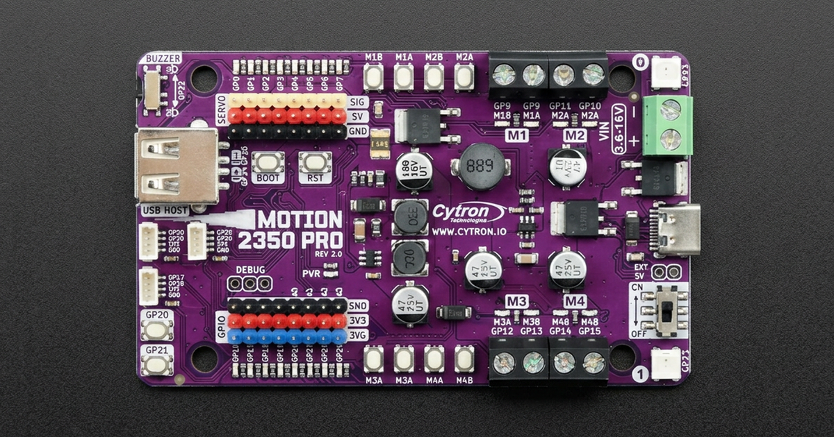 Cytron MOTION 2350 Pro Smart DC Motor Driver Controller | Thingbits ...