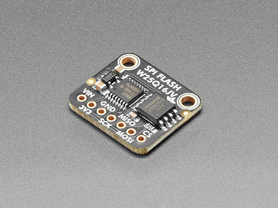 Image for Adafruit W25Q16 SPI Flash Breakout - 16Mbit 2MB