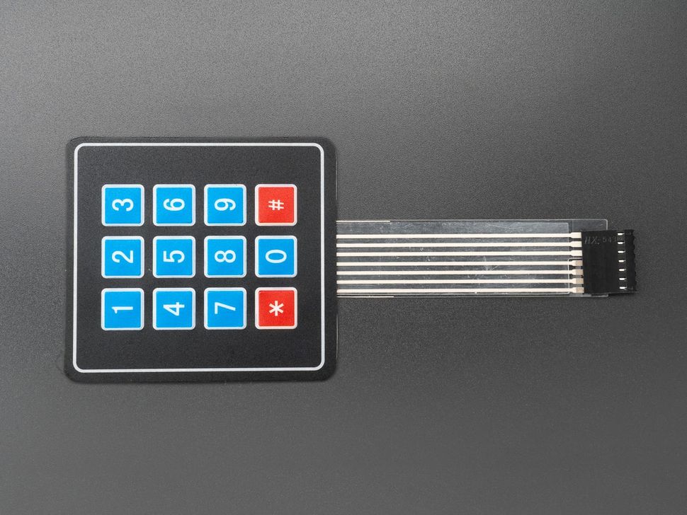 3x4 Membrane Matrix Keypad
